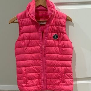 Abercrombie & Fitch Bright Pink Puffer Vest